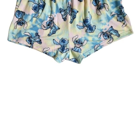 Disney Stitch print multicolor pajama sleep shorts sz M - Picture 6 of 9